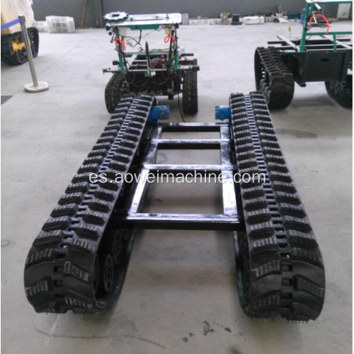 Tren de rodaje de chasis de oruga de acero de 5 toneladas para camiones, minería, máquinas de perforación, uso agrícola, agrícola